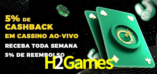 Promoções do cassino ao Vivo H2Games